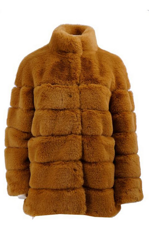 Passioni Fellimitatjacke Regular Fit mit Steppoptik – Bild 4 von 4