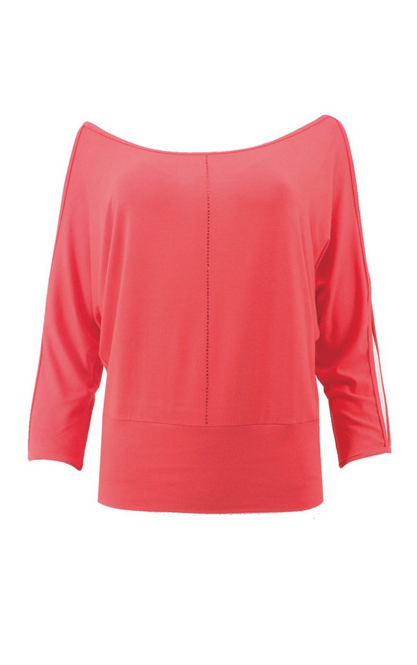 Passioni Langarmshirt mit Schlitzen an den Ärmeln – Bild 2 von 3