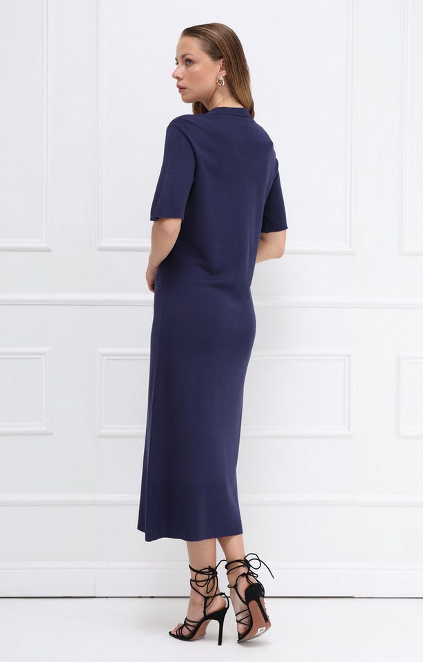 Passioni Midikleid mit durchgehender Knopfleiste – Bild 4 von 5
