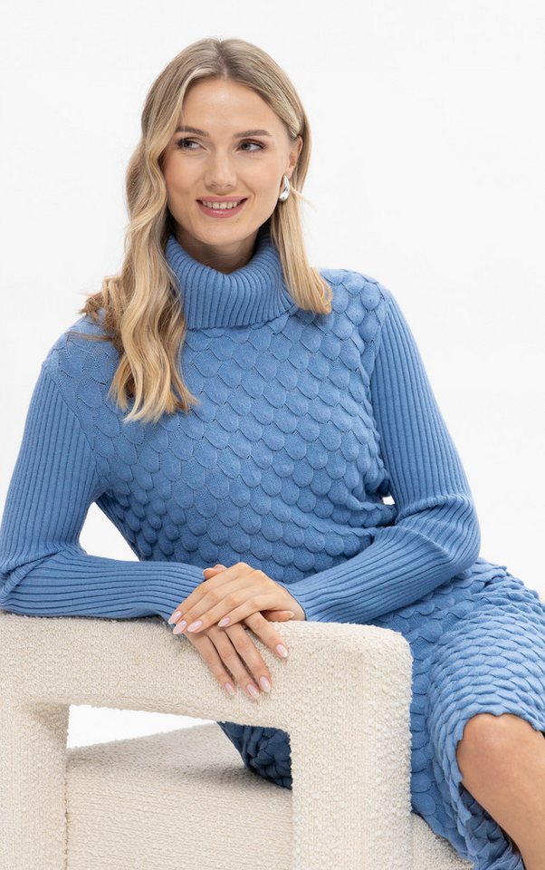 Passioni Rollkragenpullover aus strukturiertem Strick – Bild 2 von 4
