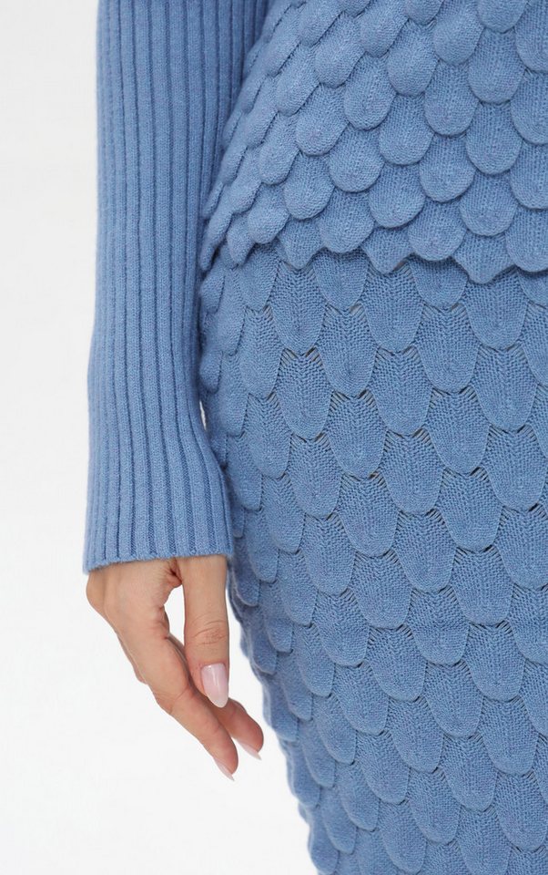 Passioni Rollkragenpullover aus strukturiertem Strick – Bild 4 von 4