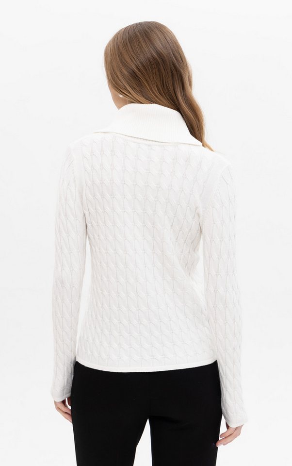 Passioni Rollkragenpullover in Zopfstrick-Optik – Bild 3 von 3