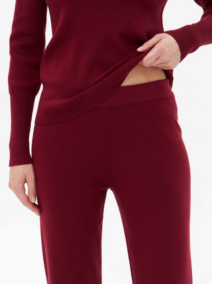 Passioni Strickhose Damen Feinstrick – Gerade Passform, Elastischer Bund – Bild 2 von 4