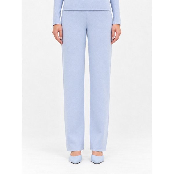 Passioni Strickhose Damen Feinstrick – Gerade Passform, Elastischer Bund
