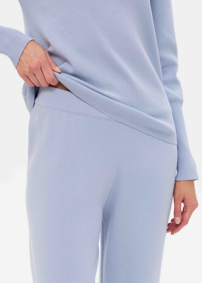 Passioni Strickhose Damen Feinstrick – Gerade Passform, Elastischer Bund – Bild 2 von 4
