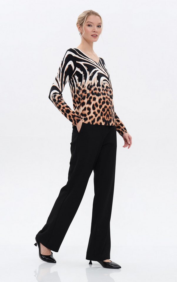 Passioni Strickpullover im Animalprint-Mix – Bild 2 von 5
