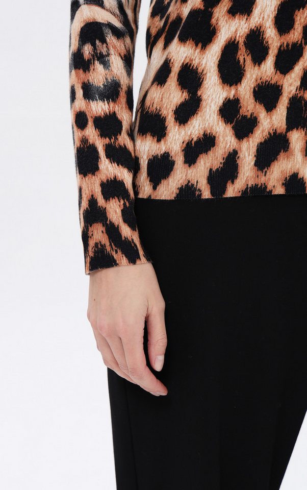Passioni Strickpullover im Animalprint-Mix – Bild 4 von 5