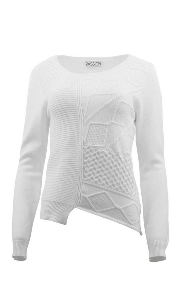 Passioni Strickpullover im Strickmuster-Mix – Bild 2 von 2