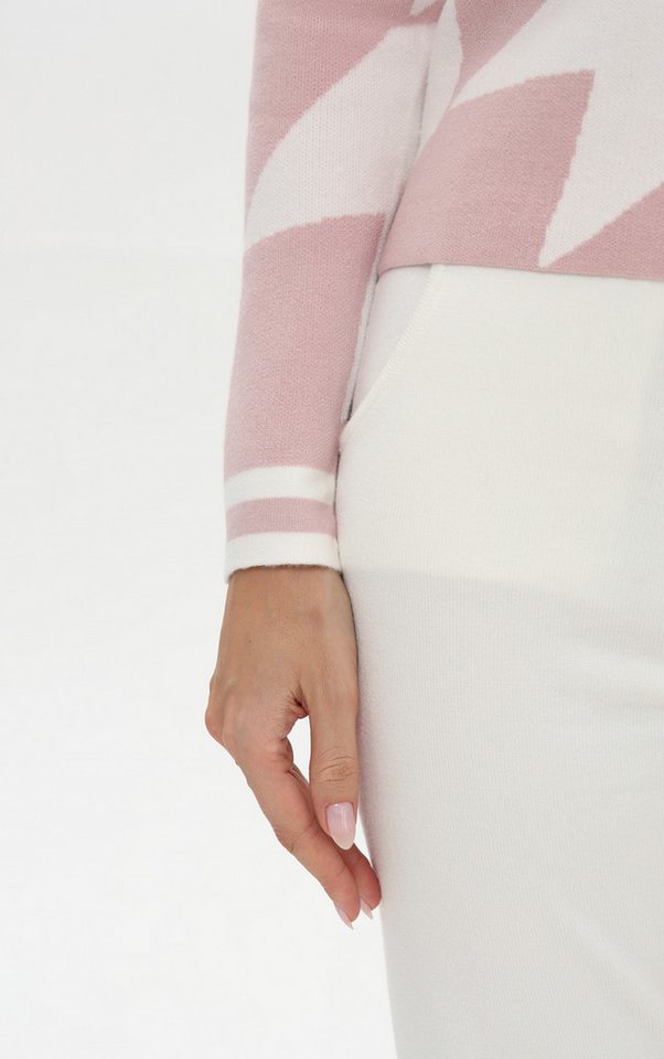 Passioni Strickpullover mit abstraktem Muster – Bild 3 von 3