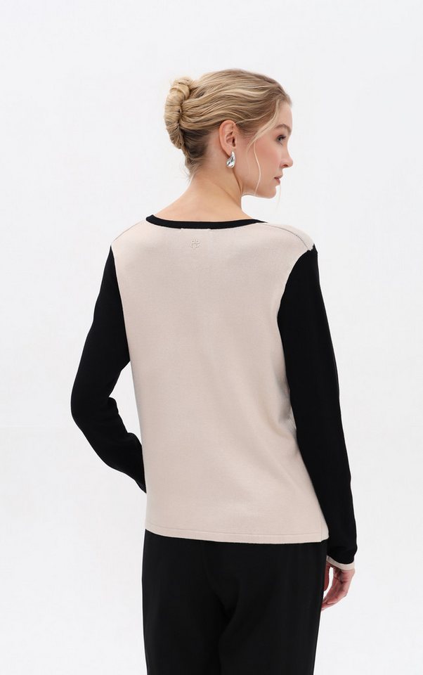 Passioni Strickpullover mit Animalprint-Mix – Bild 3 von 4