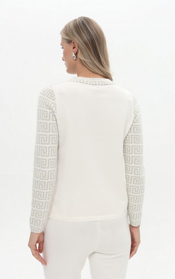 Passioni Strickpullover mit geometrischem Muster – Bild 4 von 5
