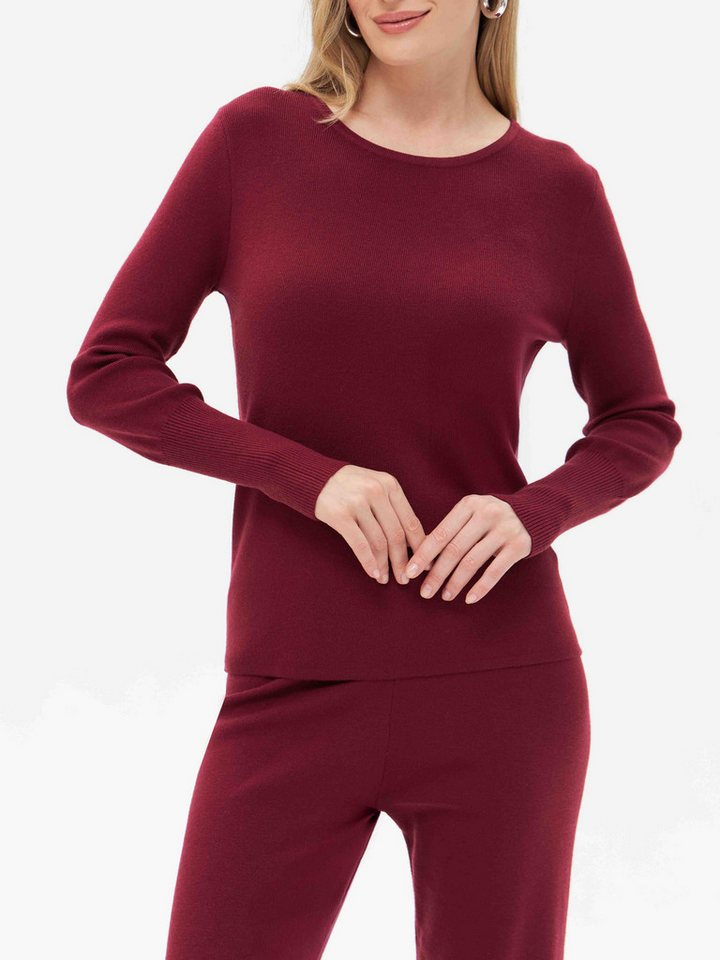 Passioni Strickpullover mit Rundhalsausschnitt – Bild 5 von 5
