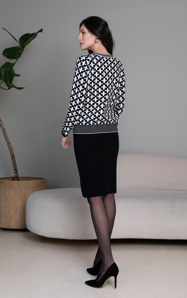 Passioni Strickrock mit geometrischem Muster – Bild 3 von 5
