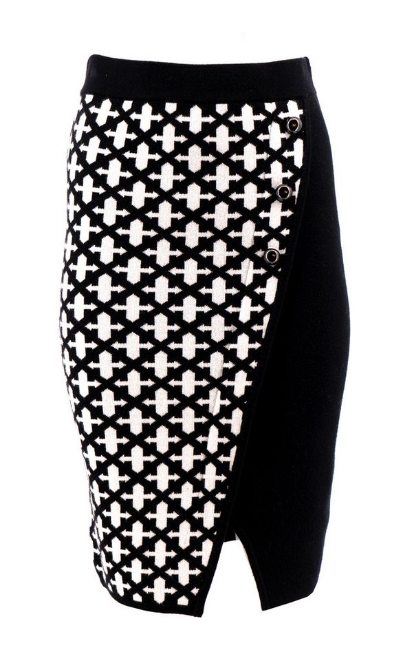 Passioni Strickrock mit geometrischem Muster – Bild 5 von 5