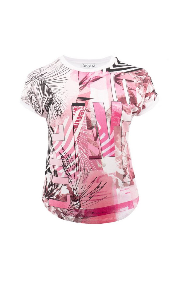 Passioni T-Shirt mit abstraktem Print – Bild 5 von 5