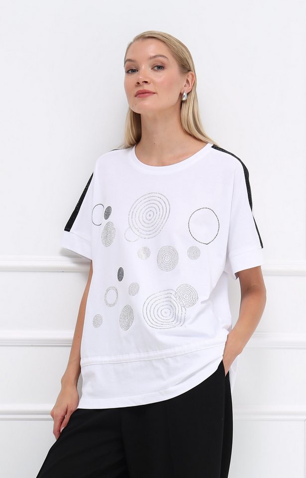 Passioni T-Shirt mit Strasssteinen – Bild 2 von 5