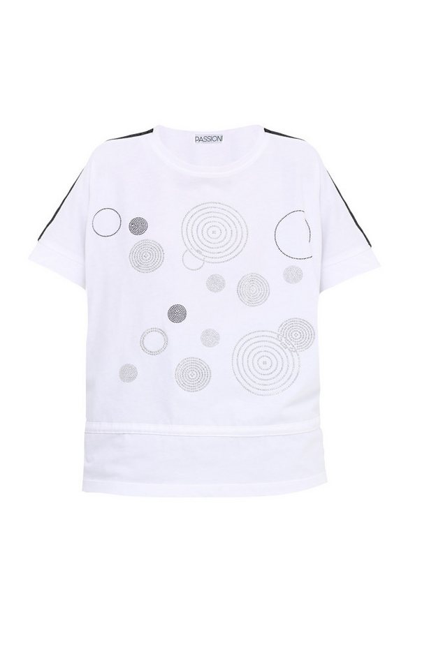 Passioni T-Shirt mit Strasssteinen – Bild 5 von 5