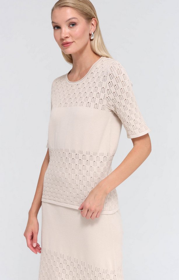 Passioni T-Shirt mit Strukturmuster – Bild 2 von 5