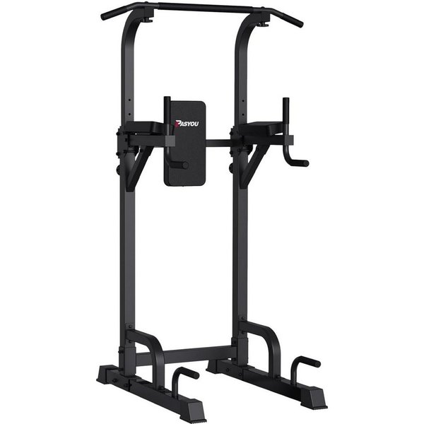 PASYOU Klimmzugstange PU40 (Freistehend Power Tower, 6 in 1 Verstellbar Kraftturm Dip Station), Multifunktionale Pull Up station, Maximale Belastung 300kg