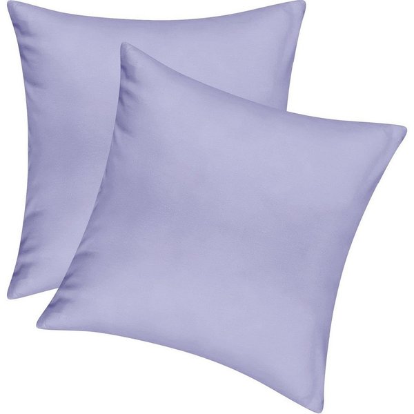 Pataya Kissenbezug 100% Baumwolle, weiche Kopfkissenbezug, Kissenhülle, Kissenbezüge, (2 Stück), Weich und Atmungsaktiv, Jersey, 140 g/m²