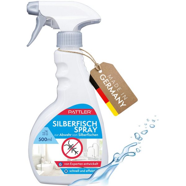 Pattler Insektenspray Bekämpft Silberfische zuverlässig, 500 ml, 500 ml