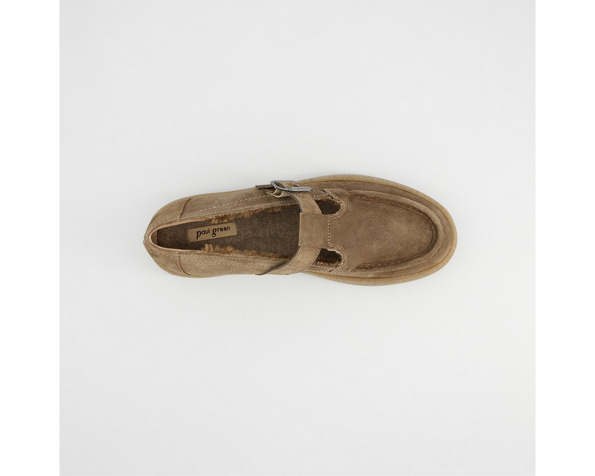 Paul Green Paul Green 1262-001, Warmfutter, Slipper & Mokassin, Braun, Damen Slipper – Bild 3 von 5