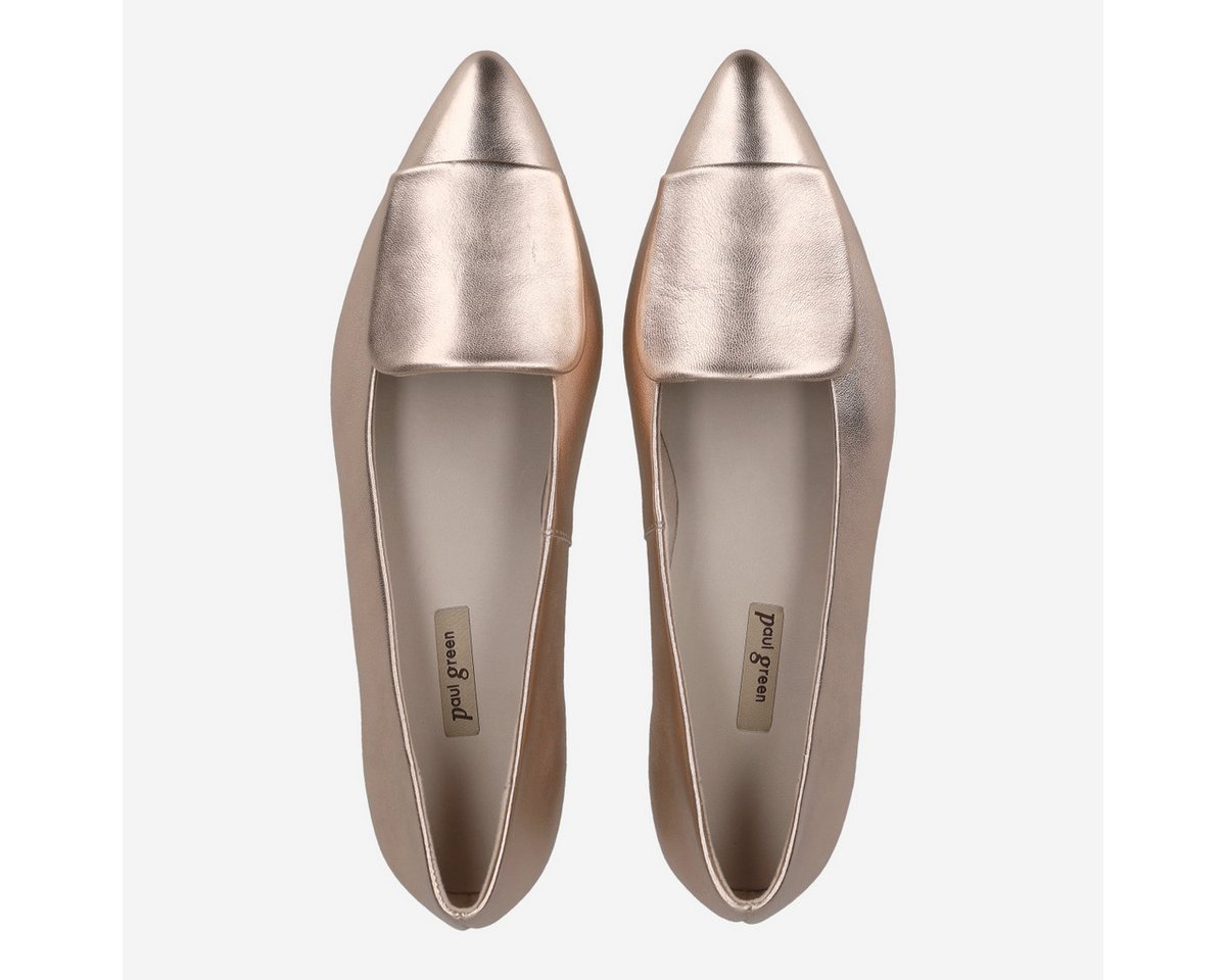 Paul Green Paul Green 3792-147, Ballerina, Beige, metallik, Damen Ballerina – Bild 3 von 5