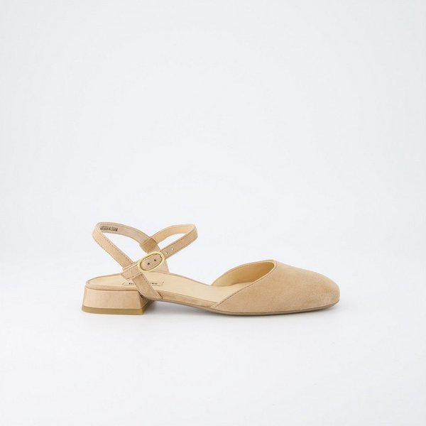 Paul Green Paul Green 3843-047, Peeptoes & Slingpumps, Beige, Damen Peeptoepumps