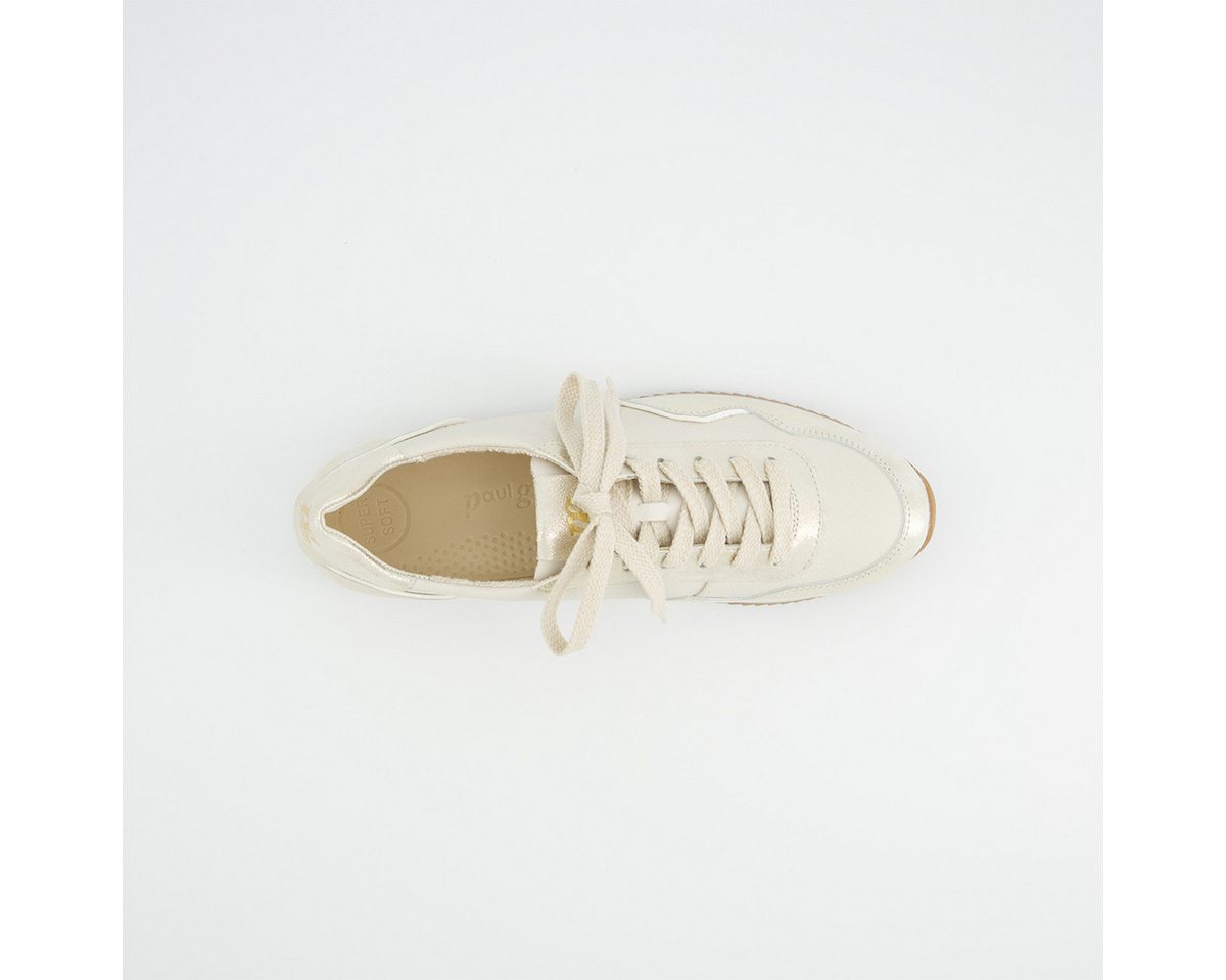 Paul Green Paul Green 5545-009, Sneaker, Beige, metallik, Damen Sneaker – Bild 3 von 5