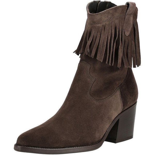 Paul Green Paul Green Stiefelette Veloursleder Bikerboots