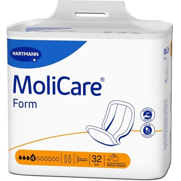 PAUL HARTMANN AG Inkontinenzboxer Hartmann MoliCare® Form Vorlage, 4 Tropfen - 32 Stück