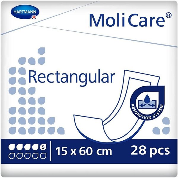 PAUL HARTMANN AG Inkontinenzslip MoliCare Rectangular 5 Tropfen, 15x60, Packung