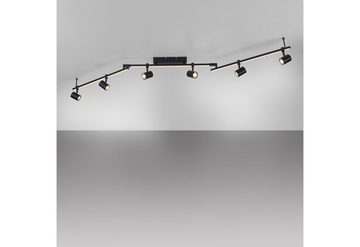 Paul Neuhaus Deckenleuchte BARIK, LED fest integriert, LED wechselbar, Warmweiß, LED, separat steuerbar (Schalter), separat steuerbar (Schalter) – Bild 4 von 5