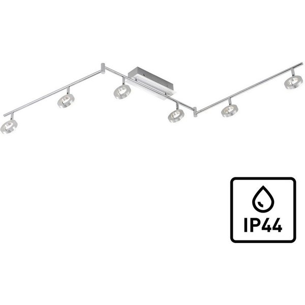 Paul Neuhaus Deckenleuchte SILEDA, LED fest integriert, Warmweiß, LED, IP44