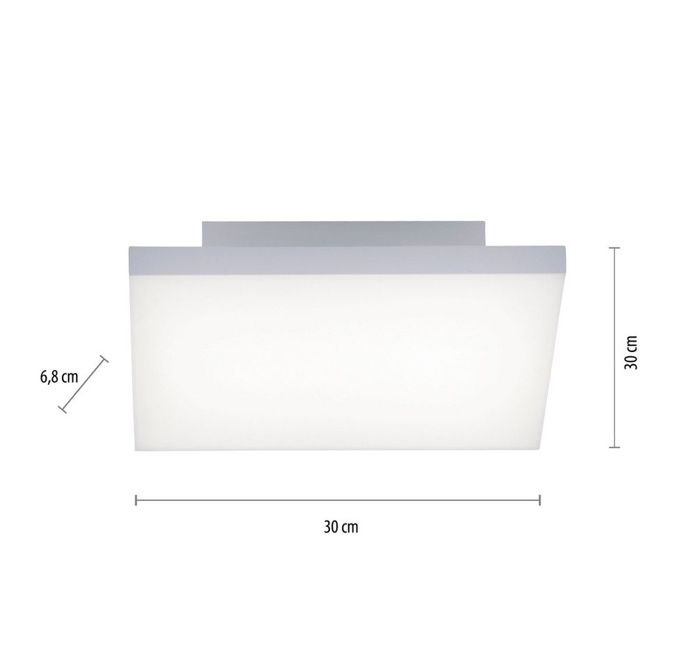 Paul Neuhaus LED Deckenleuchte LED Deckenlampe FRAMELESS, CCT-Farbtemperaturregelung, Dimmfunktion, 1x LED Board 17W, Warmweiß bis Kaltweiß, CCT Farbwechsel dim – Bild 5 von 5