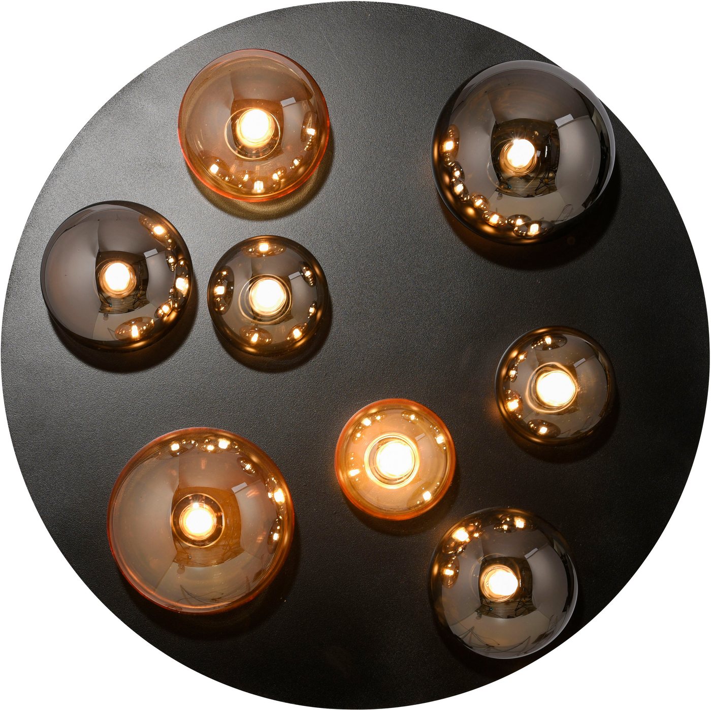Paul Neuhaus LED Deckenleuchte POPSICLE, LED wechselbar, Warmweiß, Rauch und Ambergläser in vers. Größen – Bild 5 von 5