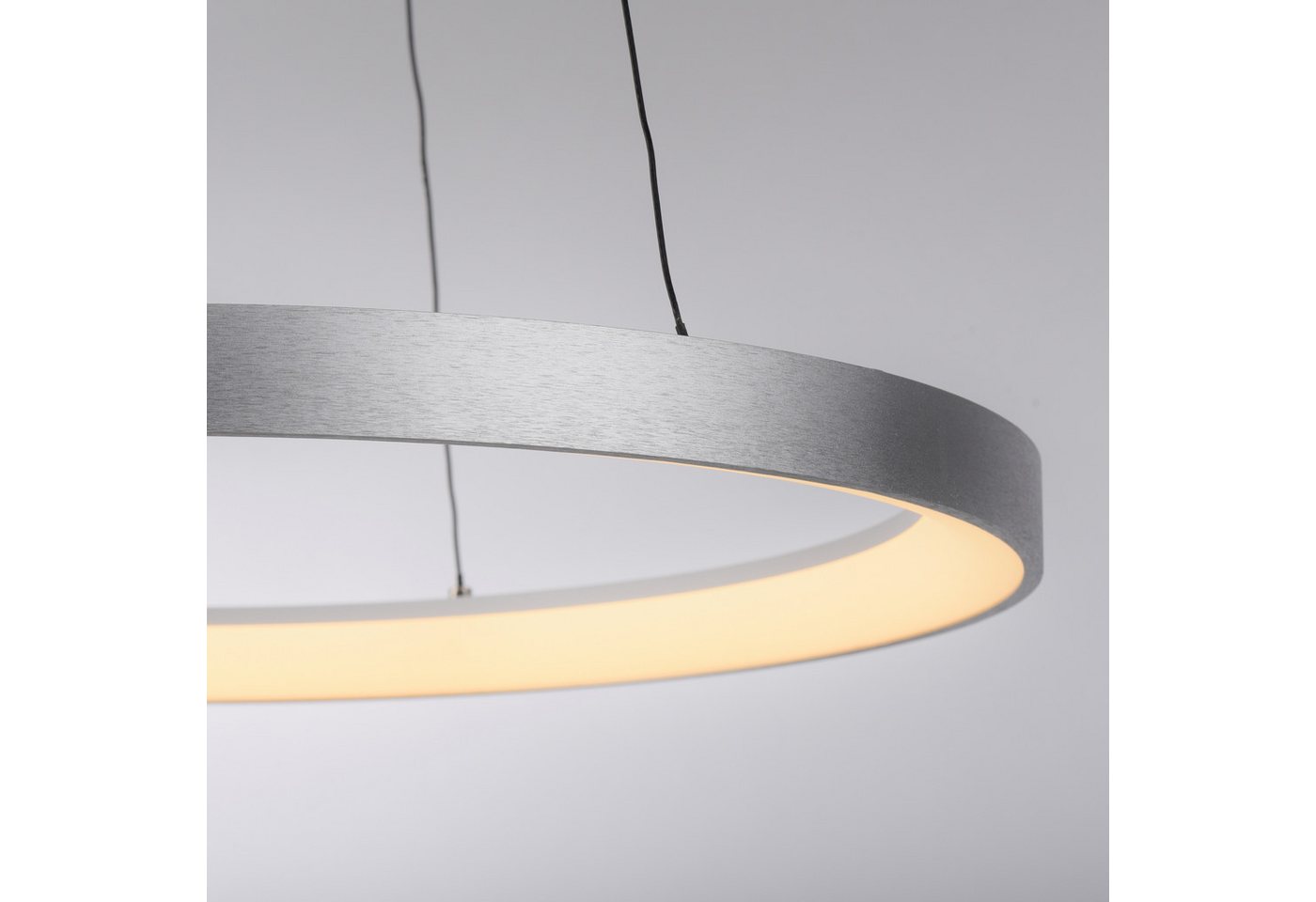 Paul Neuhaus Pendelleuchte HOOP, Dimmfunktion, LED fest integriert, Warmweiß, LED, dimmbar, Simply Dim, Memory, nach Trennung vom Netz, Comfort Lift – Bild 4 von 4