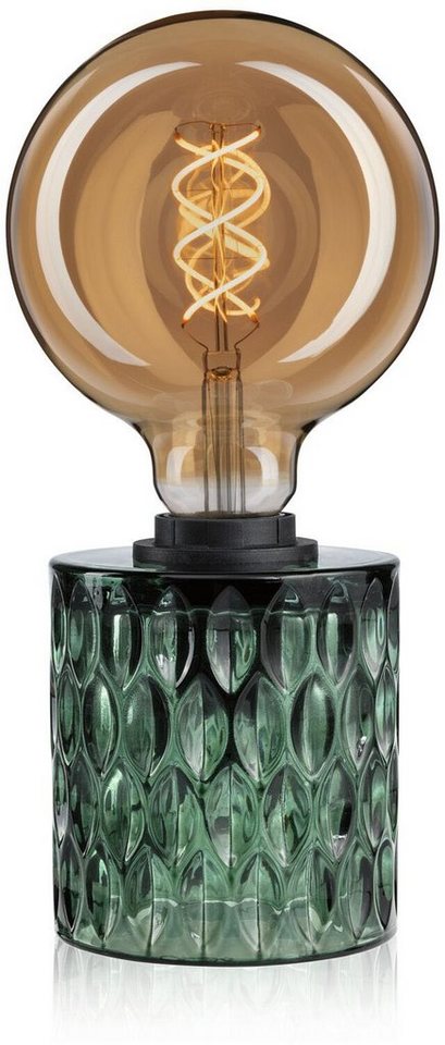 Pauleen Tischleuchte Crystal Magic, Ein-/Ausschalter, Leuchtmittel wechselbar, Extra-Warmweiß, E27, inklusive Leuchtmittel, dimmbar – Bild 3 von 5