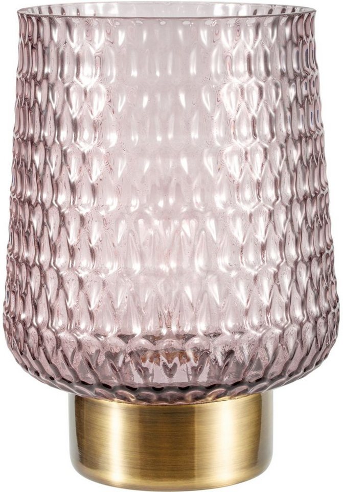 Pauleen Tischleuchte Sparkling Glamour, Leuchtmittel wechselbar, Warmweiß, E27, Batterbiebetrieben, Timerfunktion, Windlicht – Bild 2 von 5