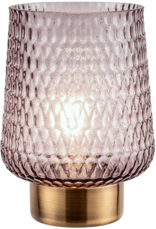 Pauleen Tischleuchte Sparkling Glamour, Leuchtmittel wechselbar, Warmweiß, E27, Batterbiebetrieben, Timerfunktion, Windlicht – Bild 3 von 5