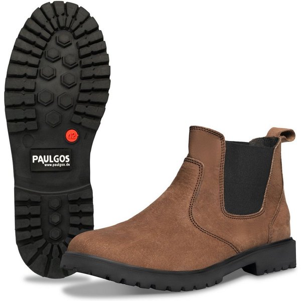 PAULGOS Herren Chelsea Boots, Stiefeletten Größe 39-47 in 3 Farben Chelseaboots