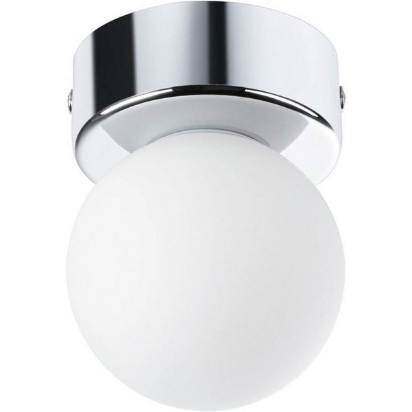 Paulmann Deckenleuchte Selection Bathroom Gove IP44 max. 1x20W Satin, Glas/Metall, ohne Leuchtmittel, G9