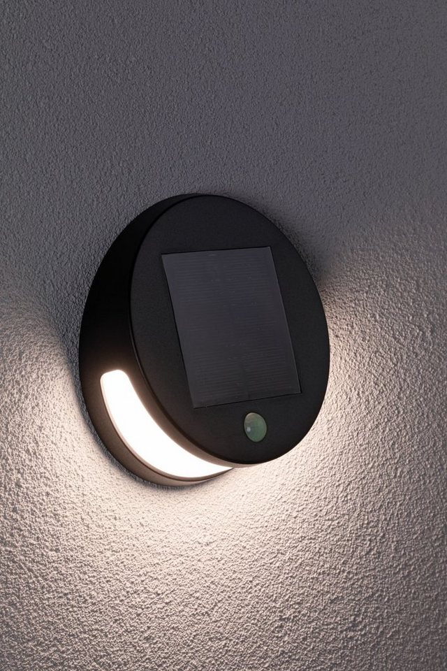 Paulmann LED Außen-Wandleuchte Helena, Bewegungsmelder, LED fest integriert, Warmweiß, LED-Board, Solar, mit Bewegungsmelder – Bild 4 von 5