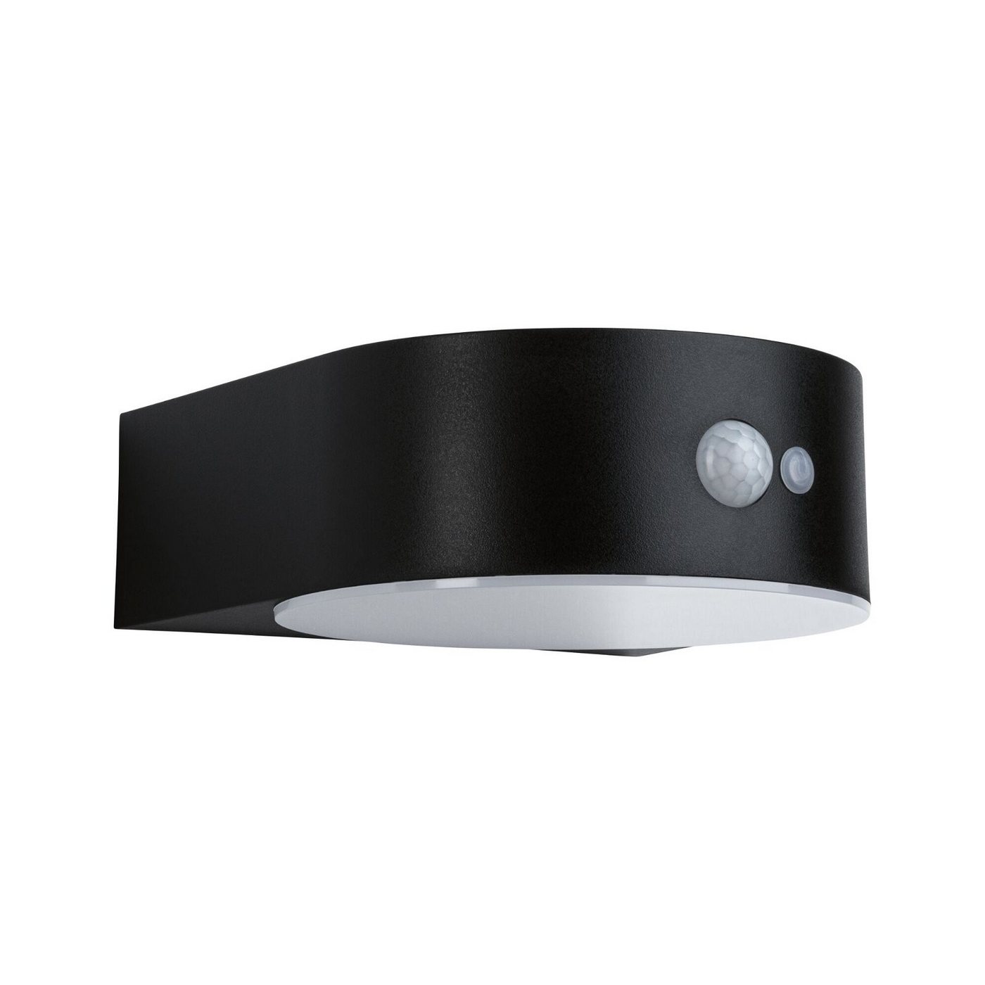 Paulmann LED Außen-Wandleuchte Solar Eileen IP44 3000K 400lm Schwarz, LED fest integriert, Warmweiß, Bewegungsmelder – Bild 3 von 5