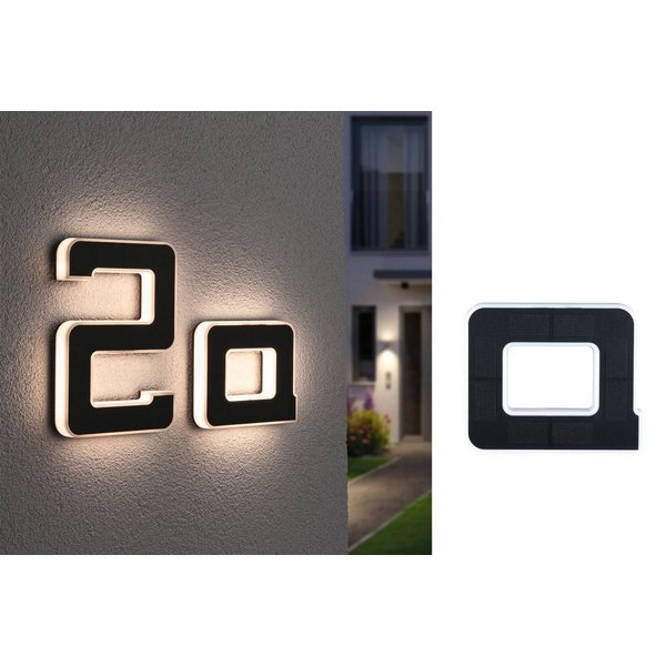 Buchstabe a LED Hausnummernleuchte
