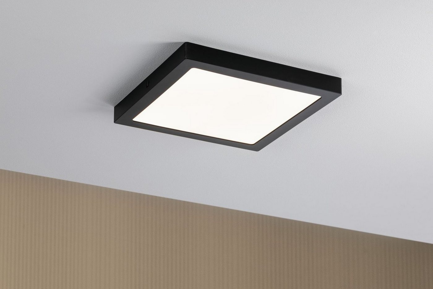 Paulmann LED Deckenleuchte Abia eckig 300x300mm 16,5W 4.000K, LED fest integriert, Warmweiß, LED-Modul, LED Deckenlampe – Bild 5 von 5