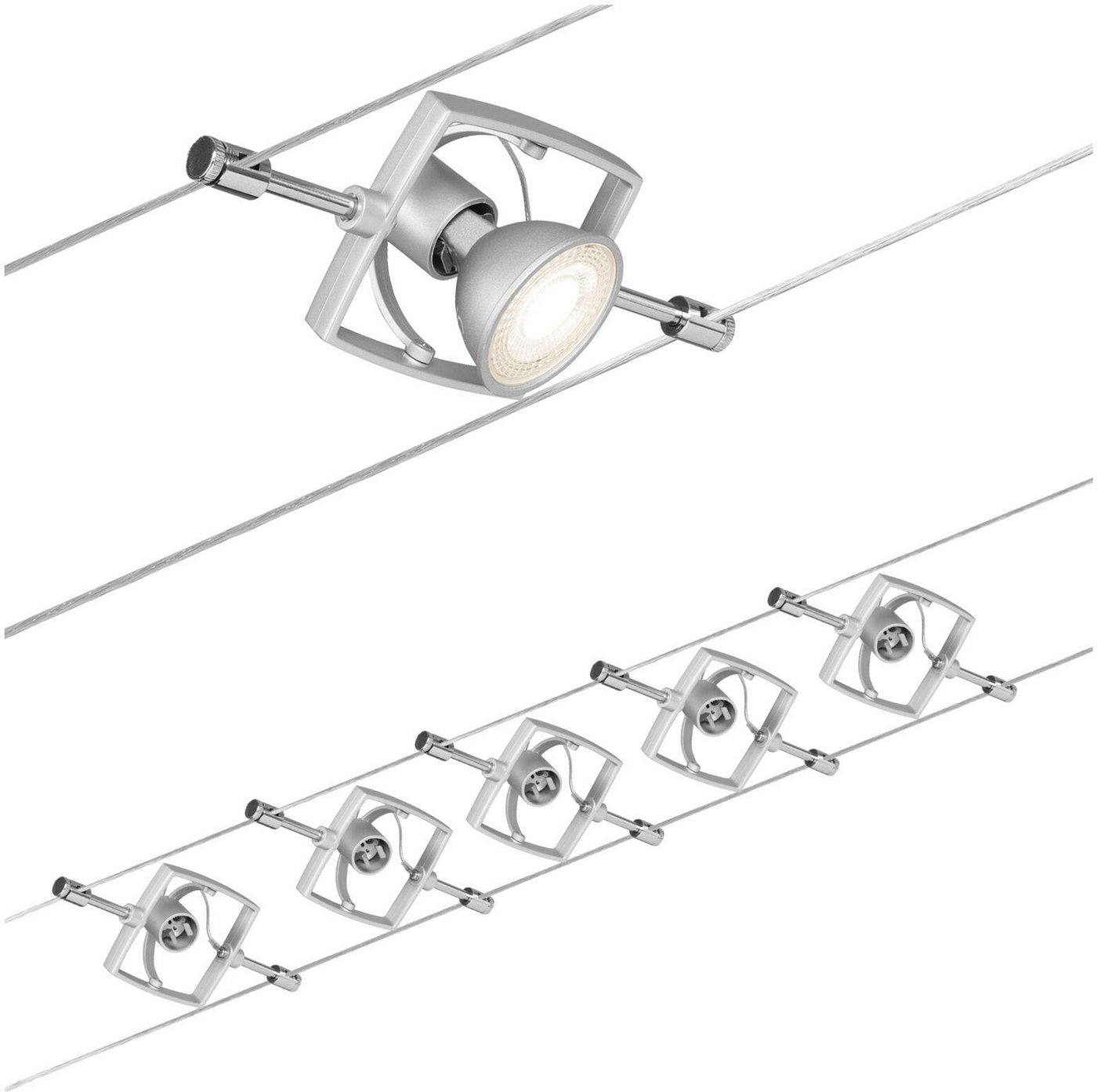 Paulmann LED Deckenleuchte Mac II, ohne Leuchtmittel, GU 5,3 – Bild 3 von 5