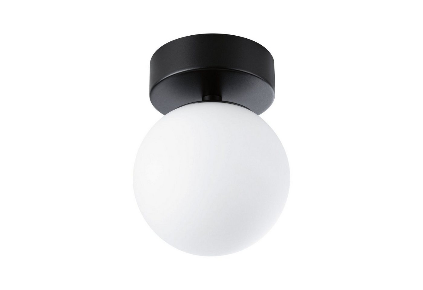 Paulmann LED Deckenleuchte Selection Bathroom Gove IP44 3000K 5W Satin, Glas/Metall, LED fest integriert, Warmweiß – Bild 3 von 5