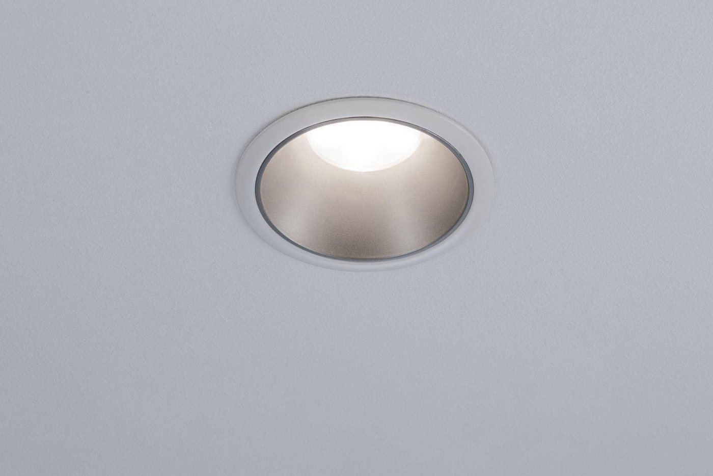Paulmann LED Einbauleuchte Cole, Dimmfunktion, LED wechselbar, Warmweiß, Deckenspots, 3er Set – Bild 5 von 5