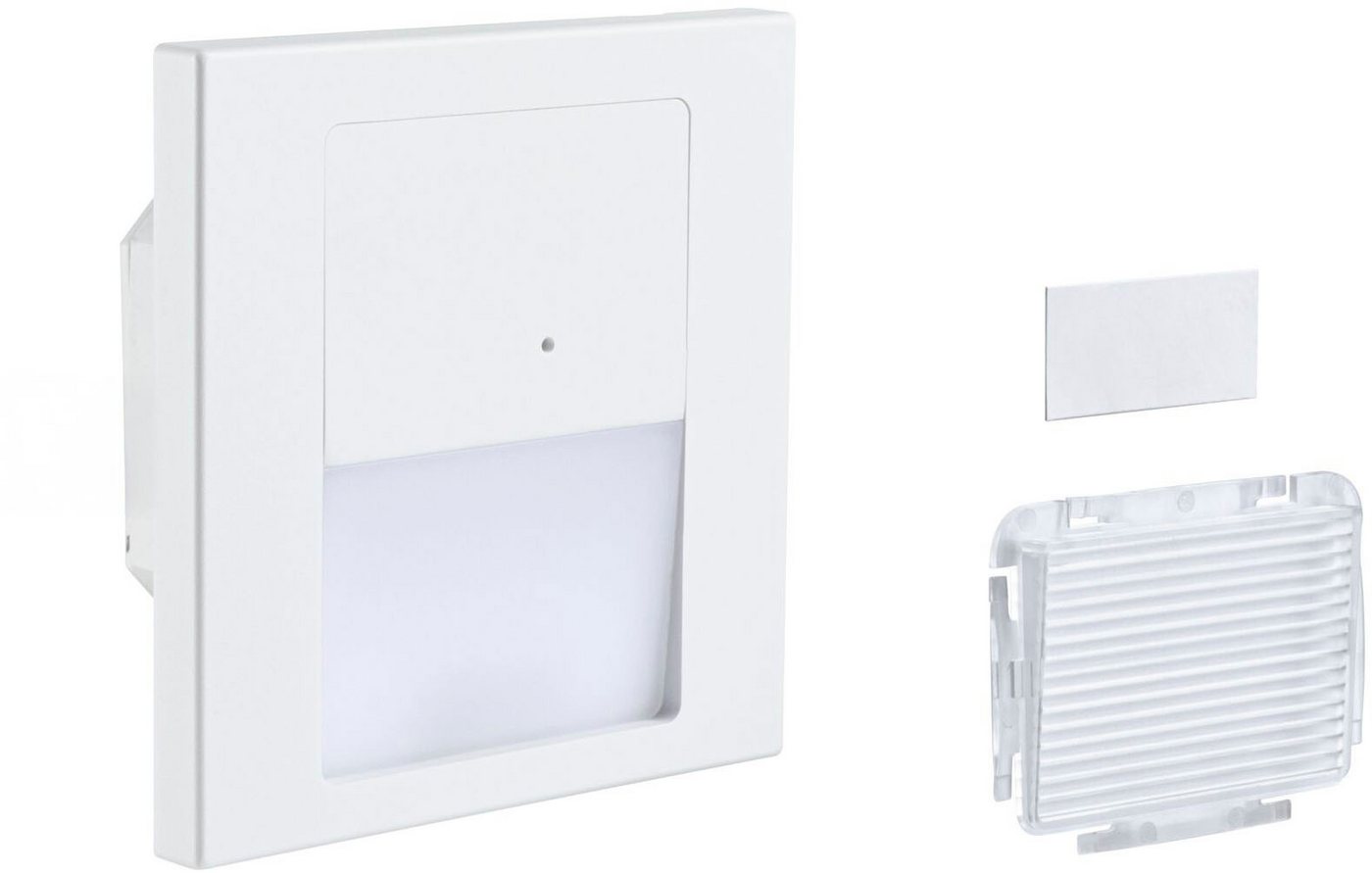 Paulmann LED Einbauleuchte LED Wandeinbauleuchte Tsaro eckig 80x36mm, LED fest integriert, Warmweiß – Bild 3 von 5